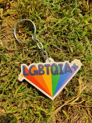 LGBTQIA+ Keychain